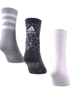Lot de 3 paires de chaussettes hautes multicolores à motif étoile