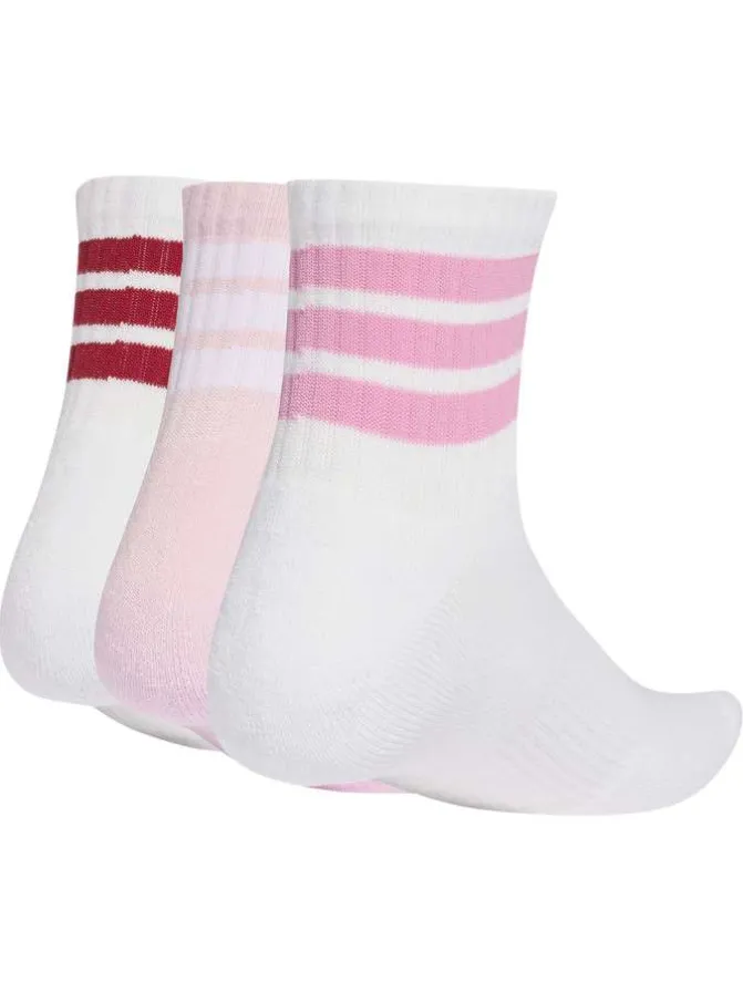 Lot de 3 paires de chaussettes hautes multicolores pourvues du logo de la marque
