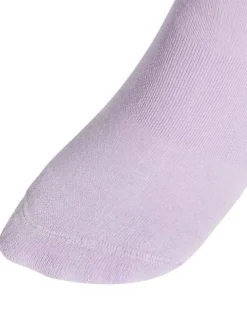 Lot de 3 paires de chaussettes hautes multicolores unies avec rayures