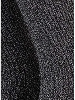 Lot de 2 paires de chaussettes hautes noires unies coupe haute