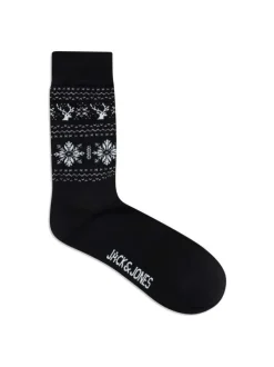 Lot de 5 paires de chaussettes JACFROST multicolores avec imprimés abstraits