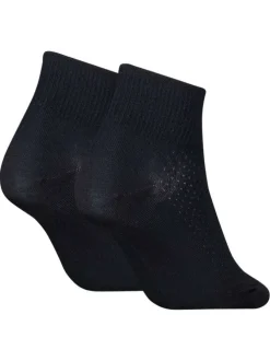 Lot de 2 paires de chaussettes noires unies tailles basses