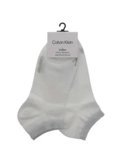 Lot de 2 paires de socquettes blanches unies avec du lurex argenté