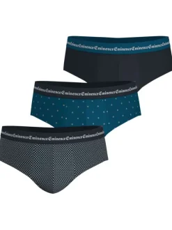 Lot de 3 slips en coton multicolores imprimés et avec une coupe fermée