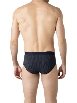 Lot de 3 slips en coton multicolores unis avec une taille élastiquée