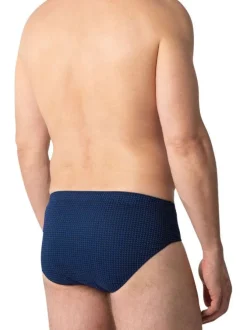 Lot de 3 slips en coton tricolores à motifs avec une ceinture élastiquée