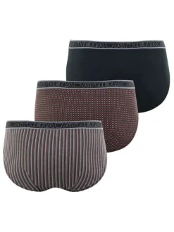 Lot de 3 slips multicolores en coton fantaisie