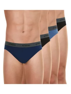 Lot de 4 slips multicolores en coton fantaisie