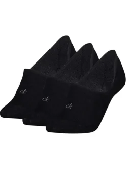 Lot de trois paires de chaussettes noires unies tailles basses