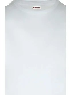 Lot de 4 t-shirts en coton blancs avec un col ras du cou et coupe près du corps