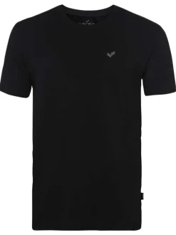 Lot de 2 T-shirts multicolores unis à coupe droite, col rond et à manches courtes