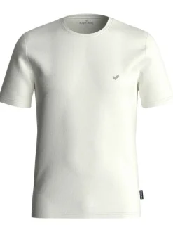 Lot de 2 T-shirts multicolores unis à coupe droite, col rond et à manches courtes