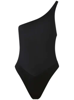Maillot de bain une pièce noir uni