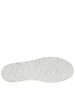 Mocassins Casual Hybride en cuir texturé beiges avec semelle à talon plat