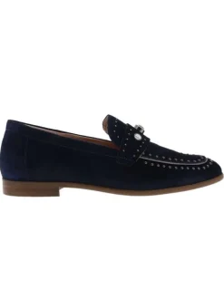 Mocassins femme bleu