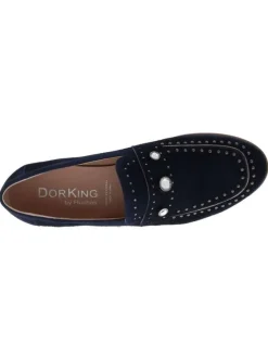 Mocassins femme bleu