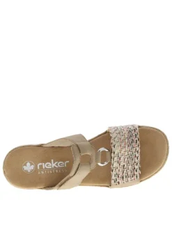 Mules femme beige