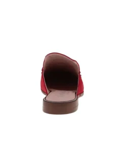 Mules femme rouge