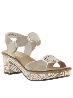 Nu-pieds/sandales femme beige