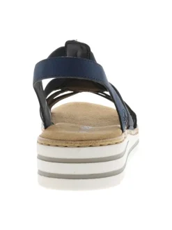 Nu-pieds/sandales femme bleu