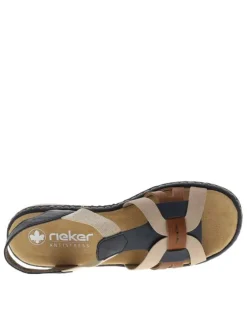 Nu-pieds/sandales femme bleu