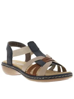 Nu-pieds/sandales femme bleu