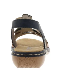 Nu-pieds/sandales femme bleu