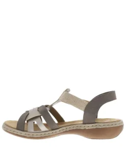Nu-pieds/sandales femme marron
