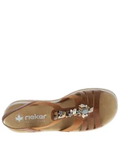 Nu-pieds/sandales femme marron