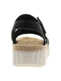 Nu-pieds/sandales femme noir