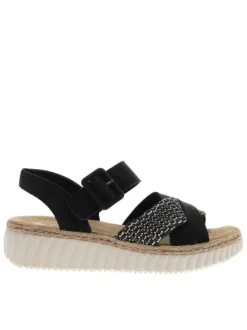 Nu-pieds/sandales femme noir