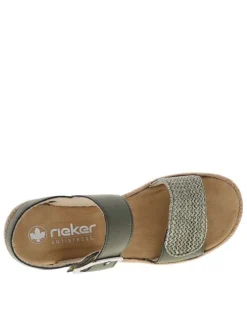 Nu-pieds/sandales femme vert