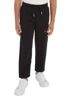 Pantalon de jogging en coton régénératif noir avec une coupe relaxed