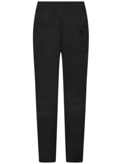 Pantalon jogging technique noir uni pourvu d'une coupe slim