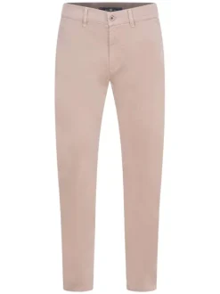 Pantalon beige avec une coupe chino