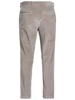 Pantalon beige en coton Chino Ace Corduroy en velours avec une coupe slim