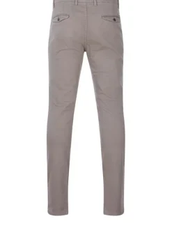 Pantalon beige pour homme en maille nid d'abeille coupe slim YOUNG