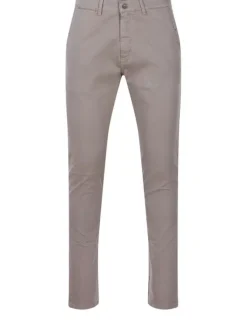 Pantalon beige pour homme en maille nid d'abeille coupe slim YOUNG