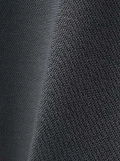 Pantalon chino bleu gris uni avec une coupe droite et une taille élastiquée