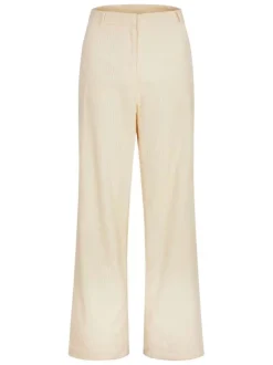 Pantalon Chino en coton pourvu d'une coupe bootcut et de passants pour ceinture