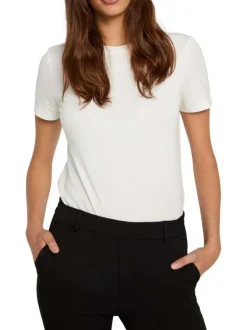 Pantalon Chino Maya noir uni à coupe slim avec des poches passepoilées