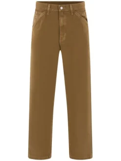Pantalon Chino 568 Stay Loose Carpenter en coton camel uni avec une coupe droite