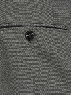 Pantalon de costume Solaris gris uni coupe slim