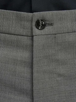 Pantalon de costume Solaris gris uni coupe slim