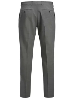 Pantalon de costume Solaris gris uni coupe slim
