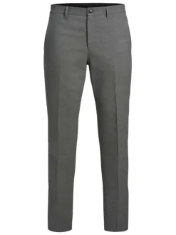 Pantalon de costume Solaris gris uni coupe slim