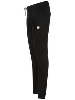 Pantalon de jogging en coton noir avec une coupe skinny