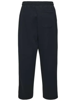 Pantalon de jogging noir uni à coupe loose et à taille élastiquée