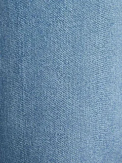 Pantalon en coton stone uni pourvu d'une coupe bootcut et de multiples poches