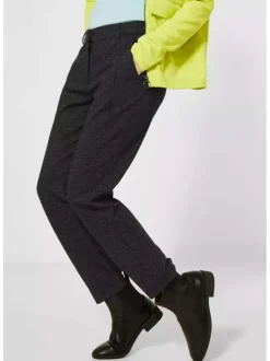 Pantalon femme droit noir